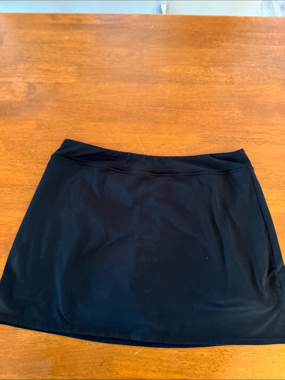 Women's Black Stretch A-Line Skort
